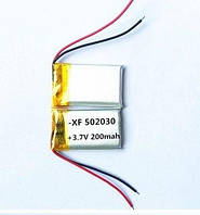 Аккумулятор литий-полимерный 200 mAh 3.7V 502030