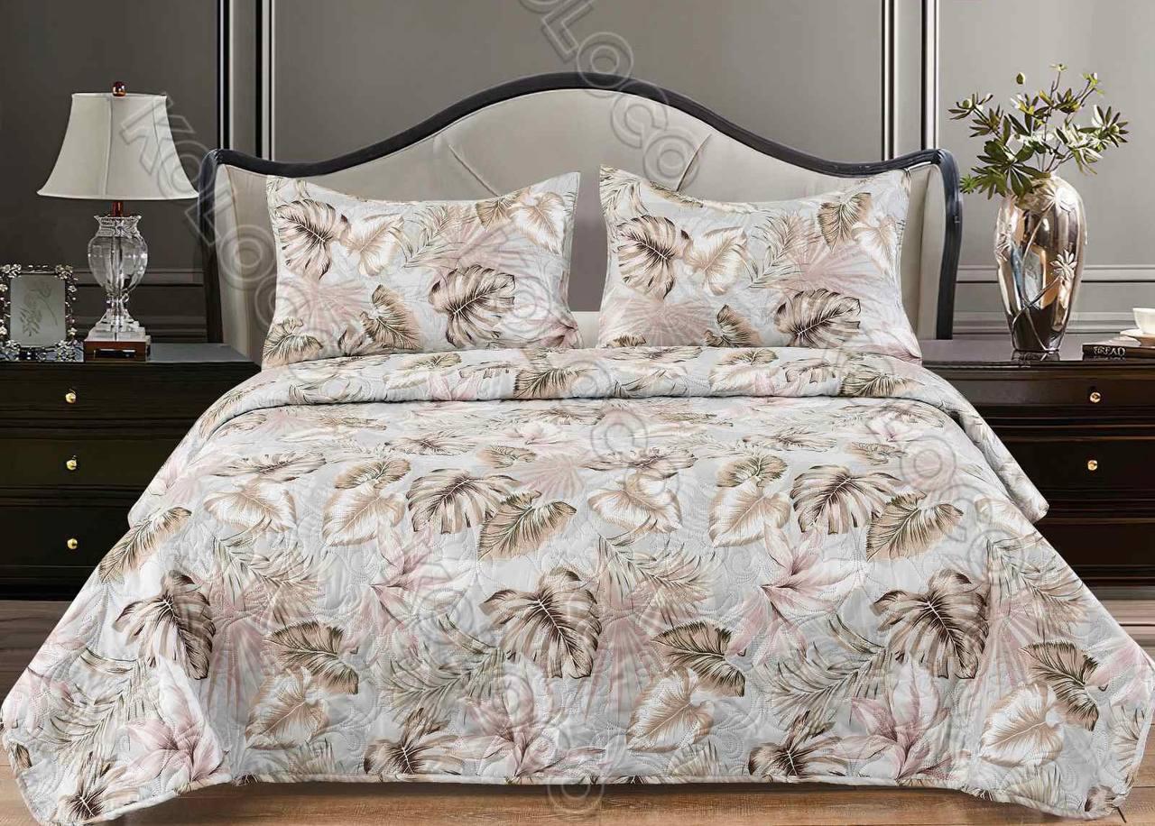 Покривало стьобане євро з 2 наволочками