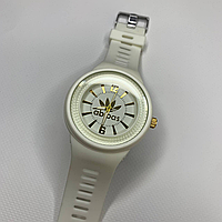 Cтильные наручные часы белый цвет, мужские и женские