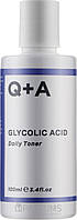 Тонер з гліколевою кислотою Q+A Glycolic Acid Daily Toner, 100 мл