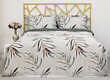 Комплект постільної білизни 200х230 зелений з сірим No Brand 20053, фото 2