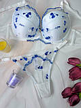 К329 Чарівні жіночі комплекти білизни з вишивкою, фото 3