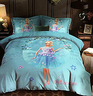 Комплект постільної білизни 150х205 блакитний KuNmeng 20002