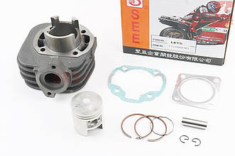 Цилиндр поршневая Suzuki LETS 65 (ЛЕТС 2/3) ZZ Inch Up Sport (d44, p-10) "SEE"