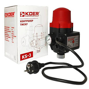 Контролер тиску електронний для насоса Чехія КР KS-3 кутовий 1"