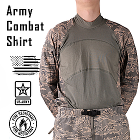 Бойова вогнестійка сорочка, Розмір: Large, Type I UBACS, Колір: ABU Digital Tiger Stripe, US Army Combat Shirt