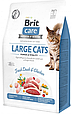 Brit Care Large Cats Duck & Chicken | Беззерновий сухий корм для великих порід з уткою та куркою, 0.4 КГ, фото 2