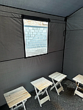 Мобільна лазня Троян PRO 2*2 метри з вікном та дверима, фото 6