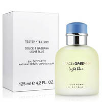 Оригинал Dolce Gabbana Light Blue Pour Homme 125 мл ТЕСТЕР туалетная вода