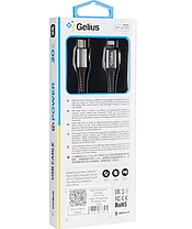 Кабель USB Gelius G-Power GP-UC104 PD Type-C/Lightning (1м) (18W) Black, фото 3