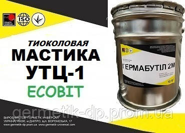 Тиоколовый герметик УТЦ-1 Ecobit ведро 5,0 кг ДСТУ Б В.2.7-116-2002 - фото 1 - id-p2117522140
