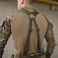Плечевые лямки тактические для рпс multicam, ремни плечевые к рпс для военных, нашейные и плечевые ремни Олива