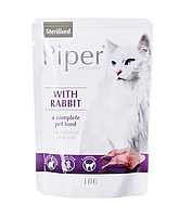 Консерва для стерилизованных котов Dolina Noteci PIPER Sterilised Rabbit пауч с кроликом 100 г DN165-302087