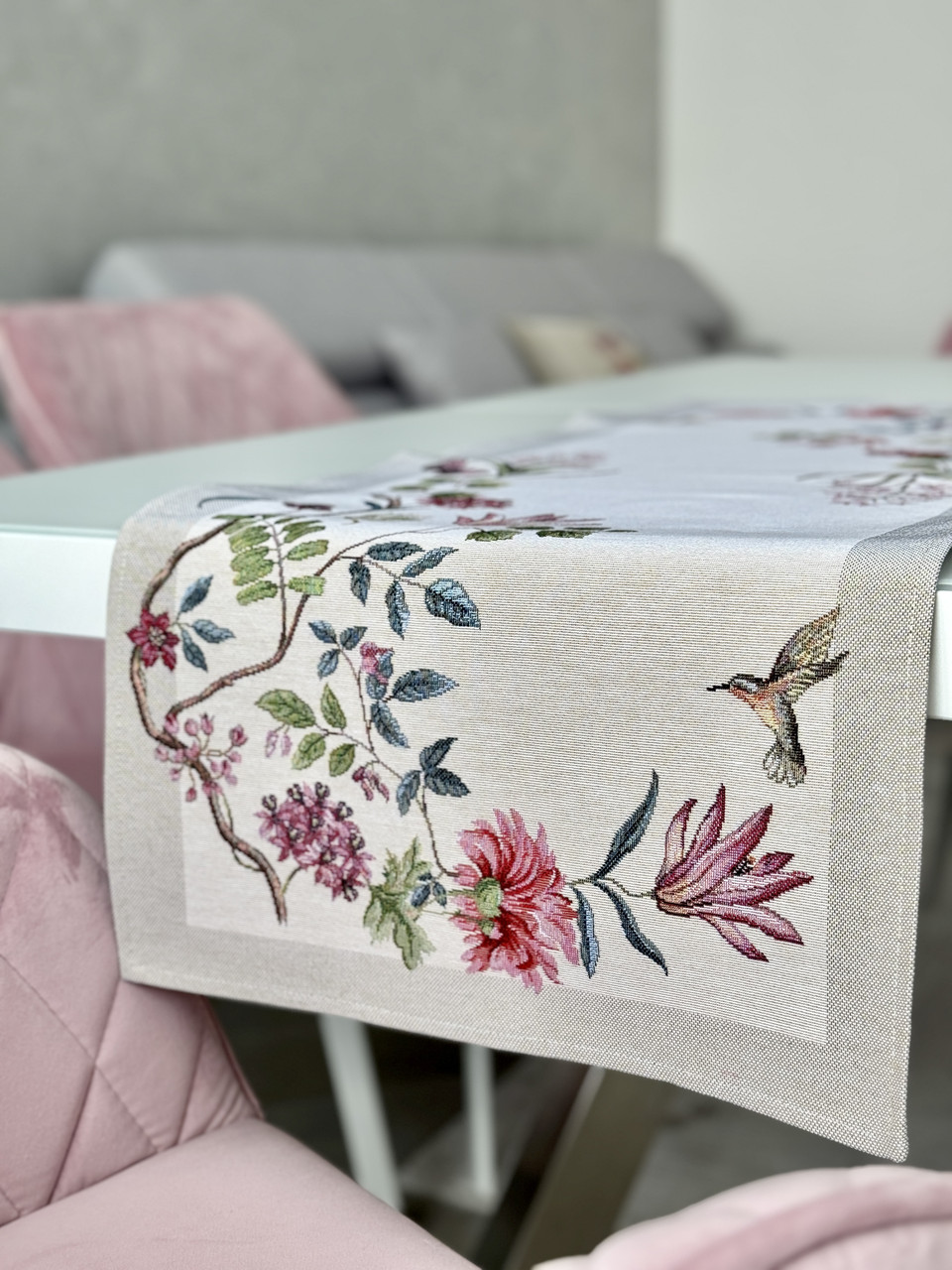 Гобеленова доріжка наперон на стіл Limaso 37x100 см., фото 1