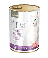 Консерва для стерилизованных котов Dolina Noteci PIPER Sterilised Rabbit ж/б с кроликом 400 г DN161-302179