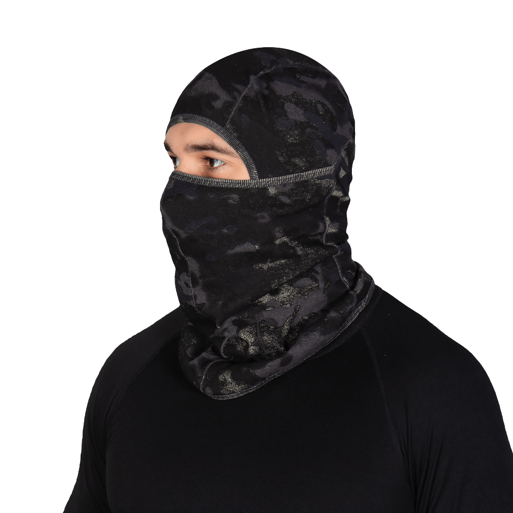 Тактична військова балаклава Pro Ribana MTP Black