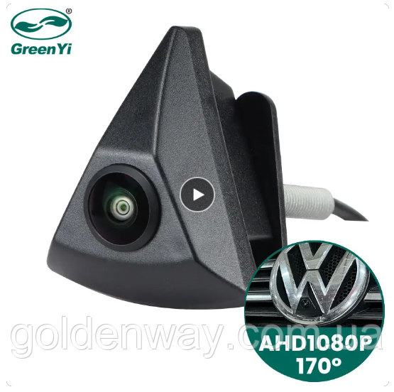 Автомобільна передня фронтальна камера GreenYi AHD 1080P Volkswagen VW Golf 4 5 6 7 Passat B6 CC Polo Tiguan Caddy