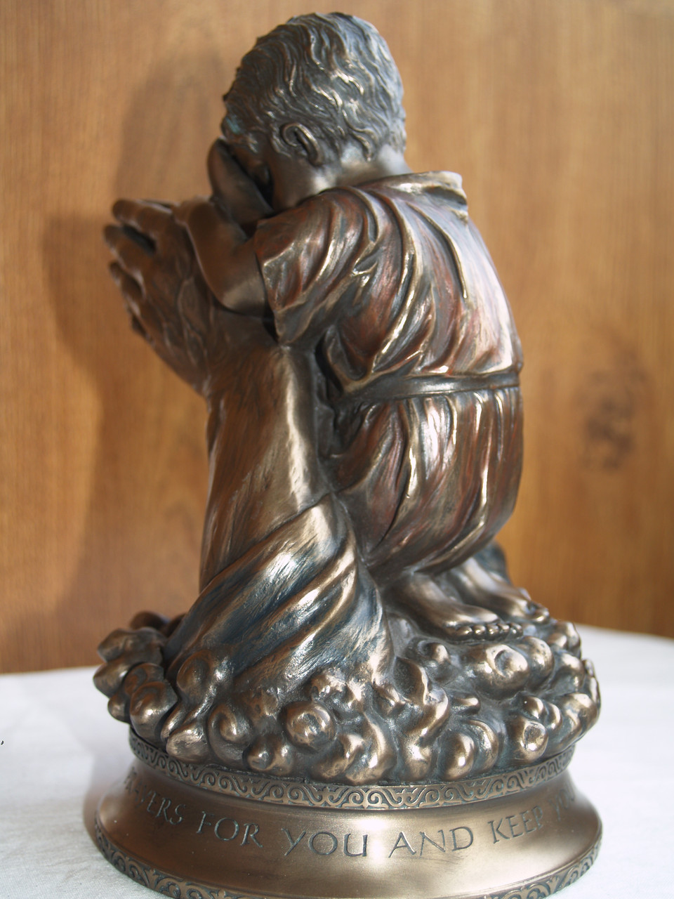 Статуэтка Veronese В руках Бога 18х11 см 76131 с бронзовым напылением - фото 5 - id-p212373948