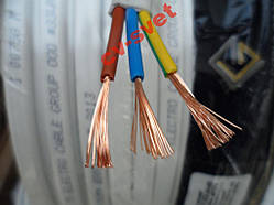 Дріт 3х1,5 ШВВП 3х1,5 Запоріжжя ЗЗЦМ ГОСТ