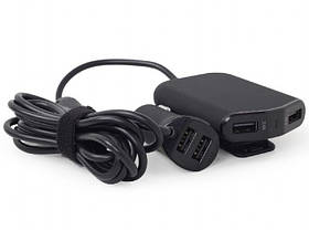Автомобільний зарядний пристрій USB, 4 порти, 9.6 А EnerGenie EG-4U-CAR-01 — MegaLavka