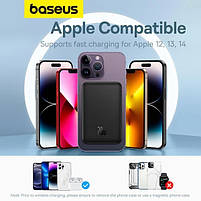 Портативна Батарея Baseus Magnetic Mini 20W 5000mAh, фото 5