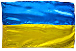 Прапор України атлас 90*135 см BK3026