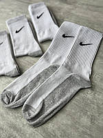 Шкарпетки білі високі Nike Носки Найк белые