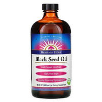 Масло черного тмина Heritage Store (Black Seed Oil) 480 мл