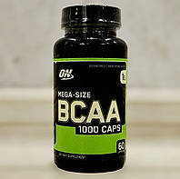 Аминокислоты бсаа Optimum Nutrition BCAA 1000 60 капсул оптимум бца