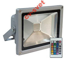 Прожектор 50 W IP65 1LED LEMANSO LMP50-RGB + пульт