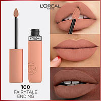 Жидкая помада для губ L'Oreal Paris Infaillible Matte Resistance 100 fairtale ending