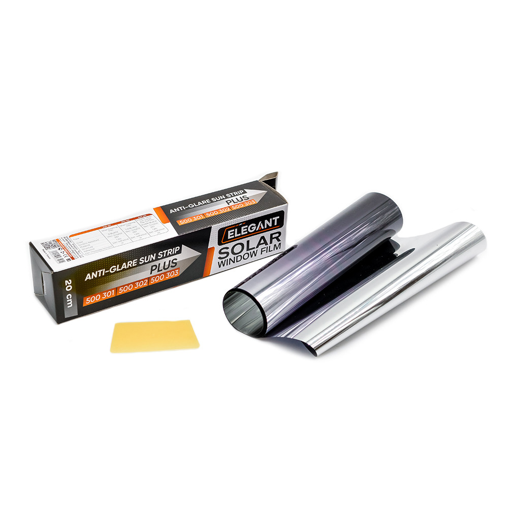 Тонувальна плівка для лобового скла Elegant Plus Silver Black 5% 20х150см EL 500 303, фото 1