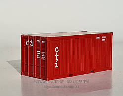 Масштабна модель контейнера 20 футовий, стан бу, масштабу 1/87, H0