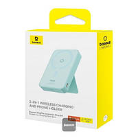 Портативна батарея Baseus MagPro Magnetic Bracket 5000mAh 20W, Blue, фото 9