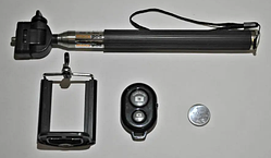 Монопод для селфі з Bluetooth-кнопкою керування камерою