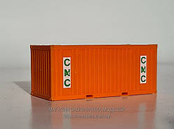 Масштабна модель контейнера 20 футовий, стан бу, масштабу 1/87, H0