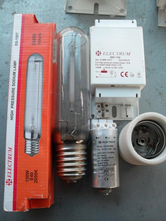 Комплект Днат 150W Electrum Дросель 150вт+ІЗУ+патрон+лампа
