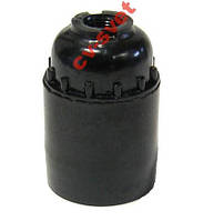 Патрон карболітовий прямий чорний Е27 (27 мм)