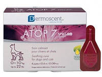 Атоп 7 Dermoscent Atop 7 Spot-on капли при атопии, аллергии кожи у собак и кошек весом до 10 кг, 4 пипетки