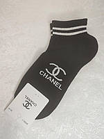 Носки женские Chanel (36-41) короткие черный