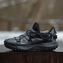 Зимові Чоловічі Кросівки Nike ACG Mounth Low Zip Black / Найк АCГ Моунт Зіп Низькі Чорні, фото 4