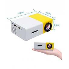 Мультимедійний портативний Led Projector YG300 з динаміком Full HD, фото 3