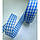 Стрічка "Шотландка блакитна", 2,5 см, фото 2