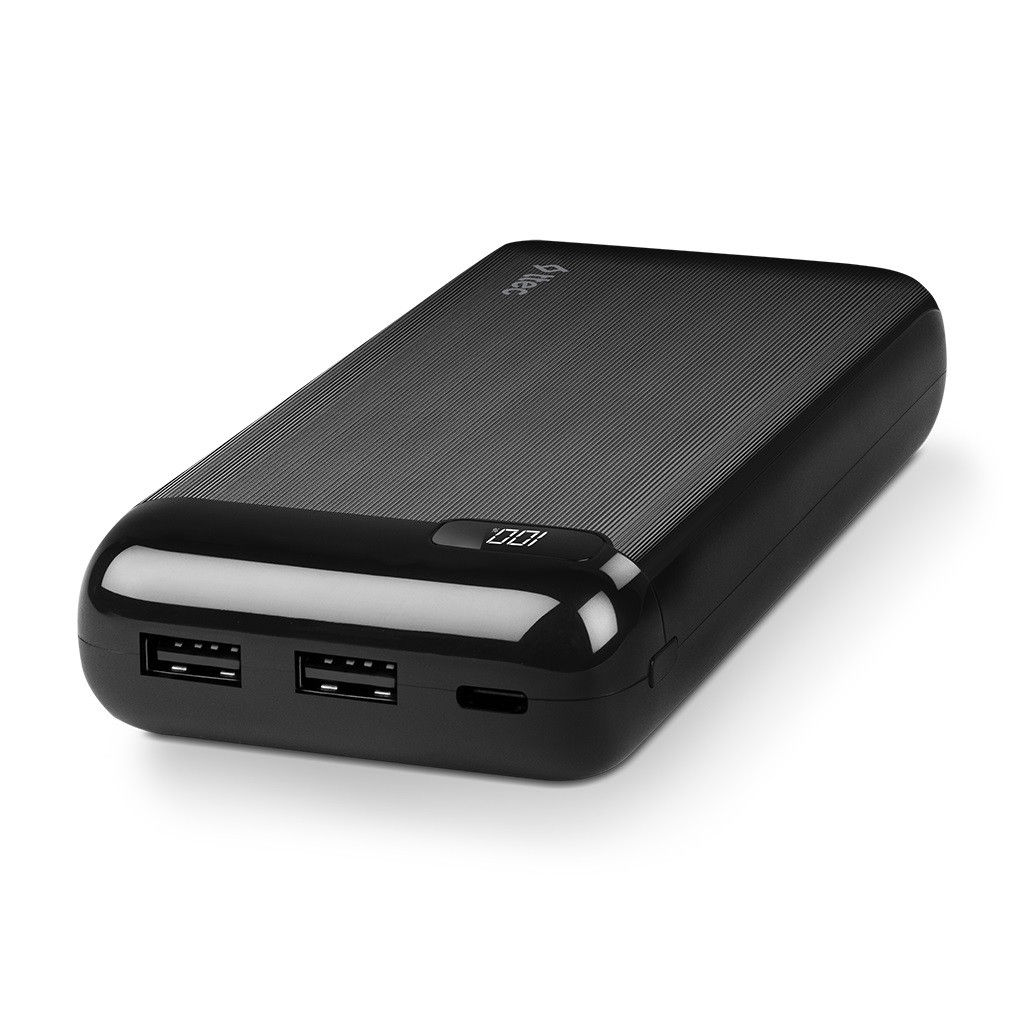 Універсальна мобільна батарея Ttec 20000mAh PowerSlim Black (2BB184S), фото 1