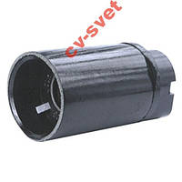 Патрон карболітовий гладкий E14 чорний