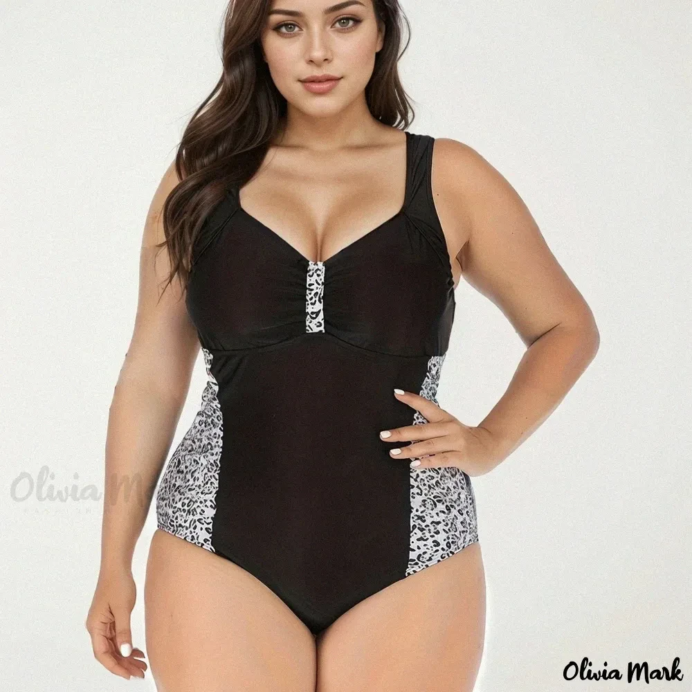 Суцільний купальник великих розмірів без кісточок добре тягнеться