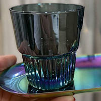 Склянка для віскі скляна "Грінвіль", 250мл, Бірюзовий