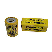 Аккумулятор 16340 (CR123) Rablex 800mAh 3.7V Li-ion