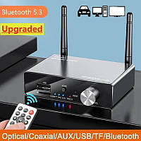 Bluetooth приемник-передатчик LY35, BT V5.3, USB, 3.5mm, Coaxial, TF