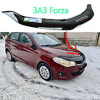 Мухобойка на капот ЗАЗ Forza, Chery A13, дефлектор капота ЗАЗ Форза и Чери А13